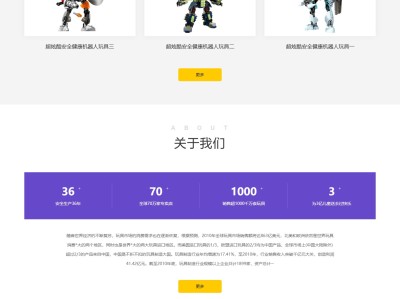 【K229】卡通玩偶玩具厂家直销动漫类企业网站模板