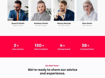 【FC726】垂直业务规划咨询服务型企业网站静态模板