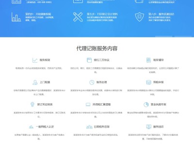 【K46】商标工商注册财务代理记账财税公司网站模板