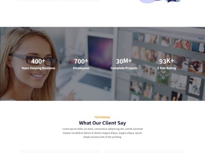 【FC729】企业IT服务与商业解决方案网站静态模板